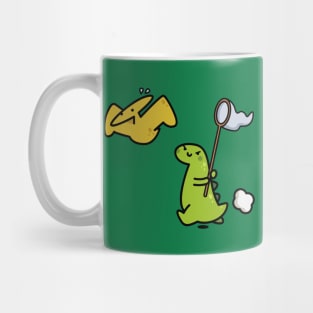 Cute hunting dino Mug
